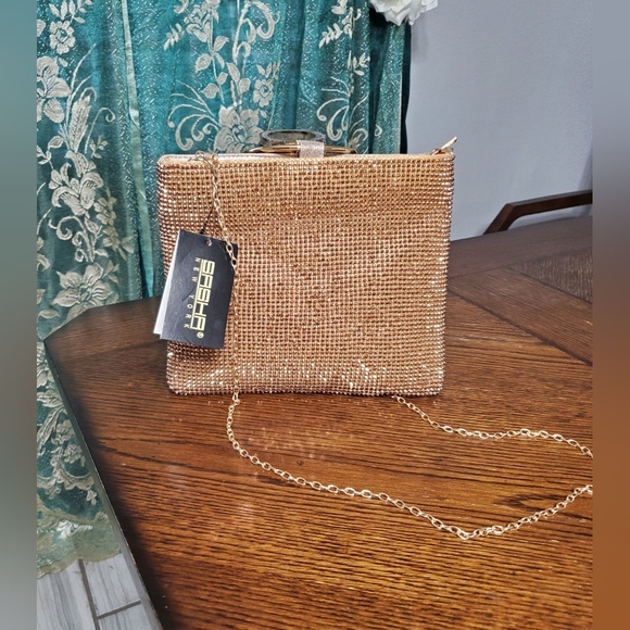 Gold Mesh Evening Bag - Picture 2 of 5